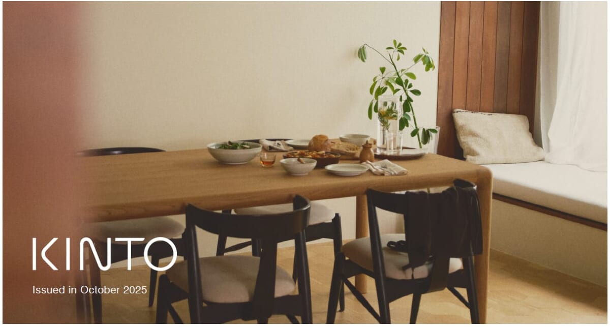 KINTOキントーさん2025 秋冬 NEW商品カタログアップしています